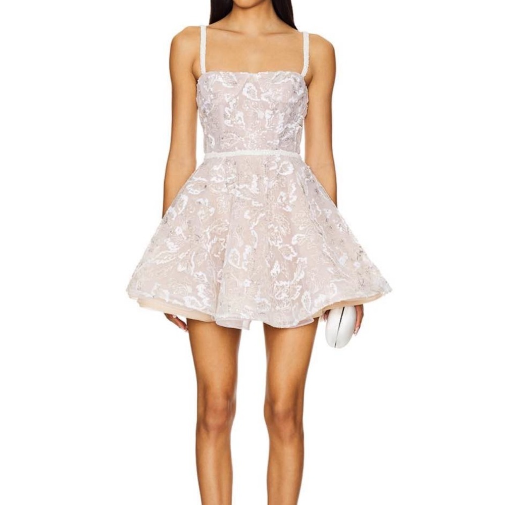 Bronx and Banco Cream Mini Dress
